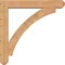 Ekena Millwork Thorton Craftsman Smooth Bracket w/ Offset Brace, Western Red Cedar, 7 1/2"W x 46"D x 46"H BKT0806X46X46THR04SWR - alternate 2